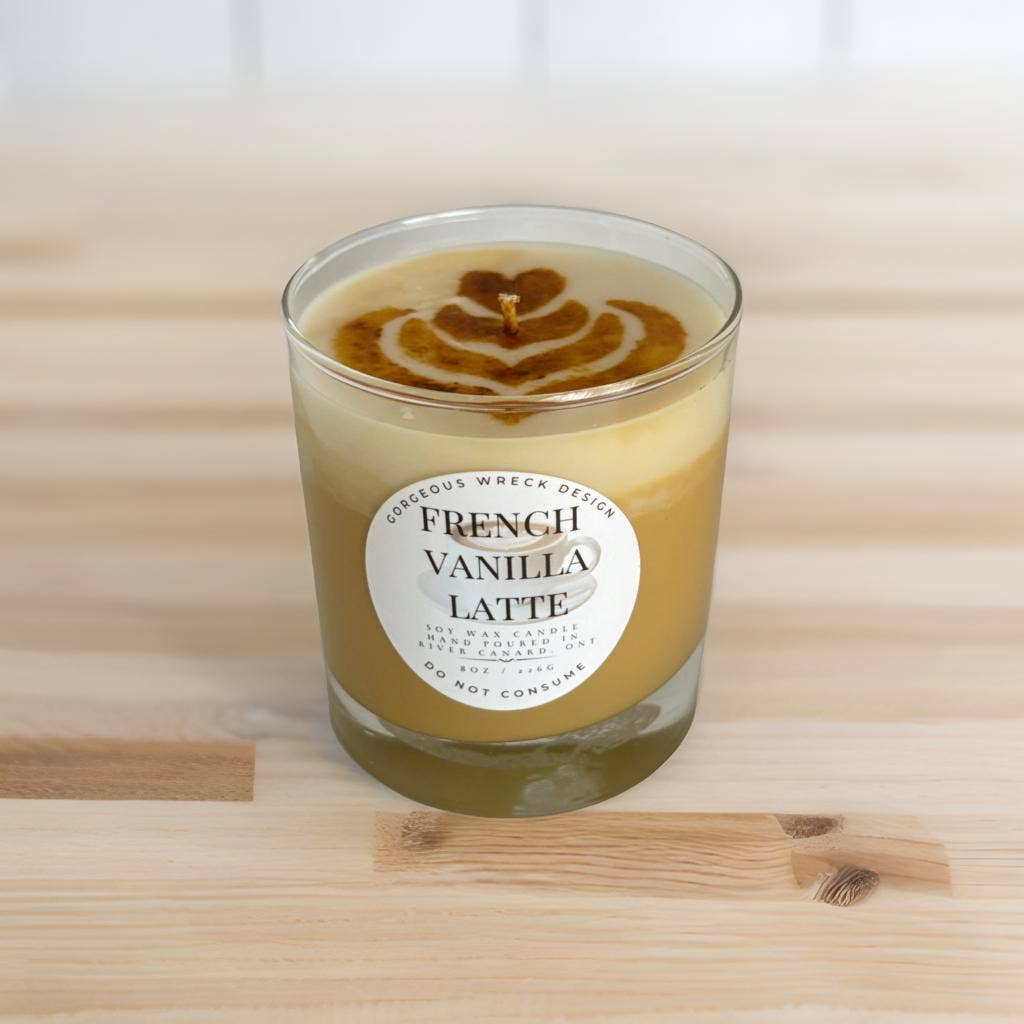 Bougie Dessert Latte Vanille Française.