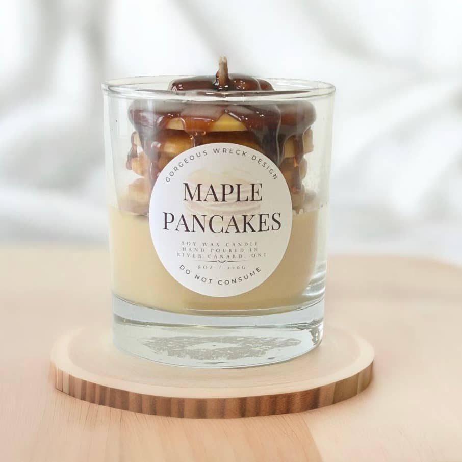 Bougie Dessert Crêpe à l'Érable