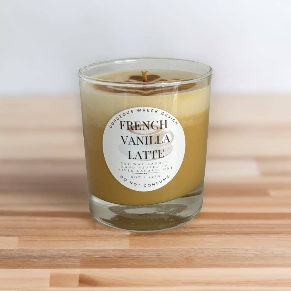 Bougie Dessert Latte Vanille Française.
