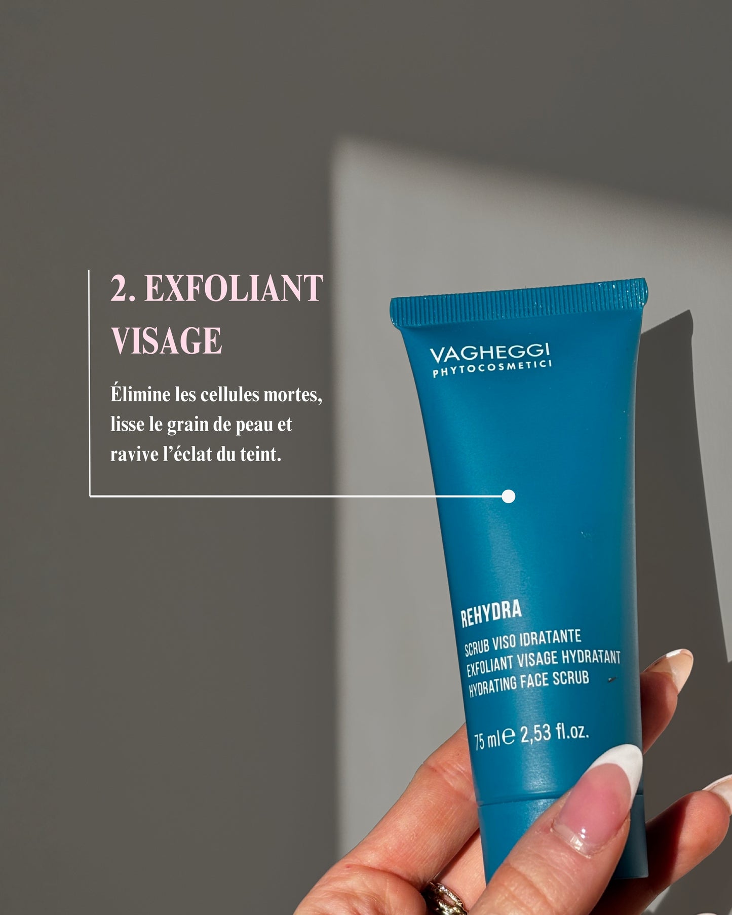 Exfoliant visage hydratant REHYDRA