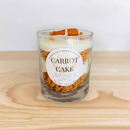 Bougie Parfumée Gâteau aux Carottes.