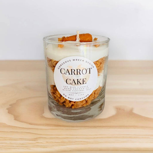 Bougie Parfumée Gâteau aux Carottes.