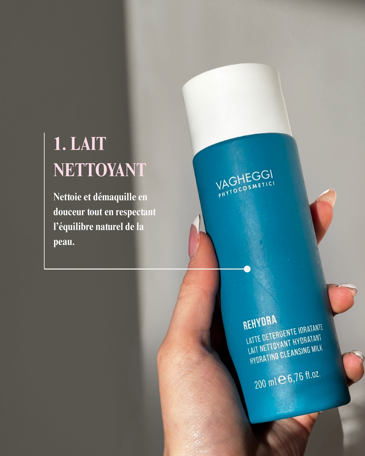 Lait nettoyant hydratant REHYDRA
