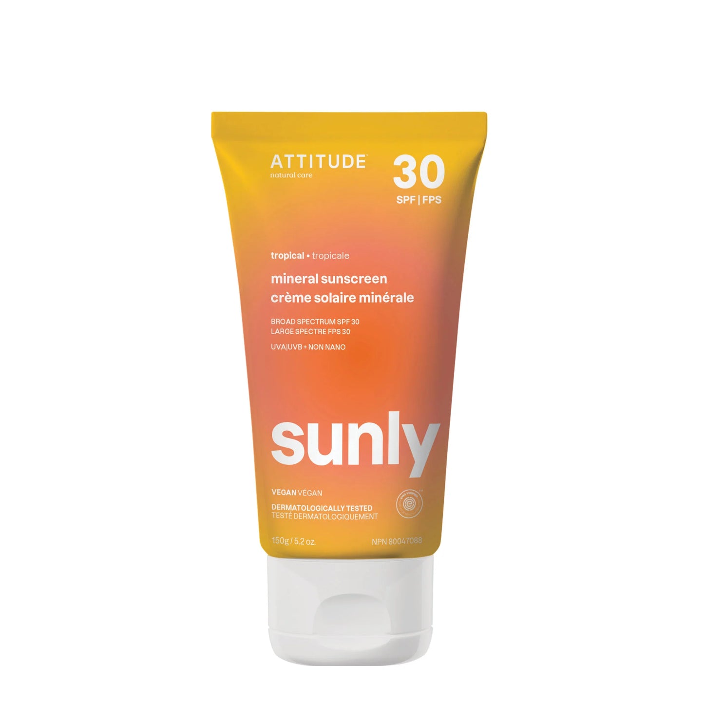 Crème solaire minérale – Tropicale – FPS 30