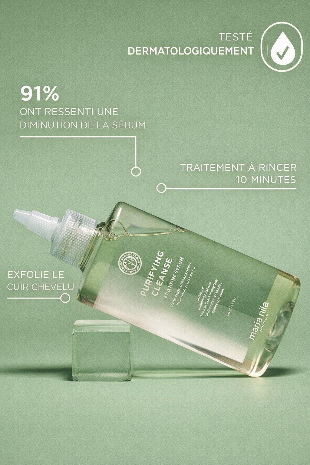 Exfoliant purifiant cheveux MARIA NILA